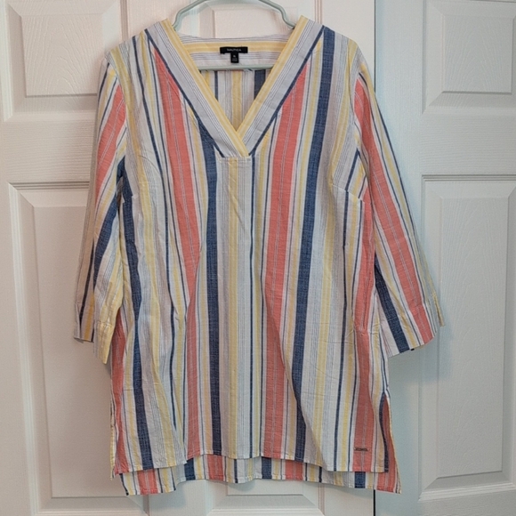 Nautica Tops - Nautica Striped V-Neck Women's Tunic Size XL